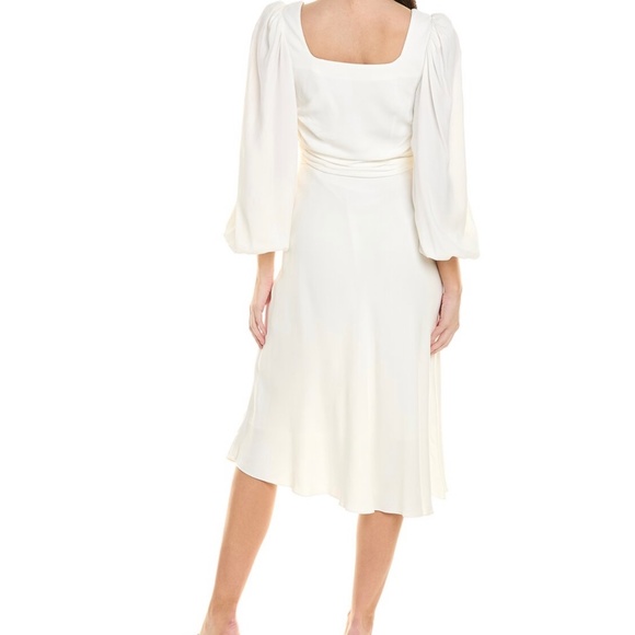 UNGARO Margot Midi Ivory Dress - Picture 2 of 2